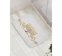 Коврик противоскользящий JoyArty "Золотой подсвечник" для ванной, сауны, бассейна, bath_5934