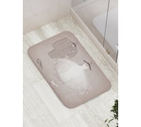 Коврик противоскользящий JoyArty "На бал" для ванной, сауны, бассейна, bath_5942