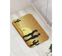 Коврик противоскользящий JoyArty "Ковбойская любовь" для ванной, сауны, бассейна, bath_4994