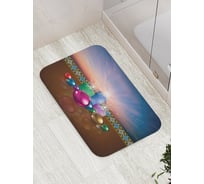 Коврик противоскользящий JoyArty "Новогодние украшения" для ванной, сауны, бассейна, bath_5819