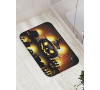 Коврик противоскользящий JoyArty "Джек-фонарь на кладбище" для ванной, сауны, бассейна, bath_5701