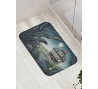 Коврик противоскользящий JoyArty "Старый замок в полнолуние" для ванной, сауны, бассейна, bath_5849