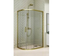 Душевой уголок GuteWetter GWMPKB018RB 105x80x200 см, цвет фурнитуры бронзовый, цвет стекла бесцветный, стекло закаленное 6 мм, открывание двери левое / правое 4698032688349