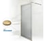 Душевая перегородка GuteWetter GWMPGL010V 115x220 см, цвет фурнитуры бронзовый, цвет стекла матовый с рисунком, стекло закаленное 10 мм 4698031948574 4