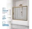 Шторка на ванну GuteWetter GWMPKB019P2 145x150 см, цвет фурнитуры бронзовый, цвет стекла бесцветный, стекло закаленное 6 мм, открывание двери левое/правое 4698031294800 2