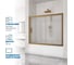 Шторка на ванну GuteWetter GWMPKB019P2 150x150 см, цвет фурнитуры бронзовый, цвет стекла матовый, стекло закаленное 6 мм, открывание двери левое/правое 4698031294923 2