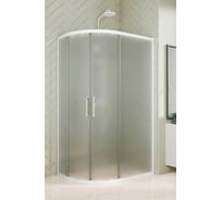 Душевой уголок GuteWetter GWMPKB018RB 115x90x200 см, цвет фурнитуры белый матовый, цвет стекла матовый, стекло закаленное 6 мм, открывание двери левое/правое 4698032688851