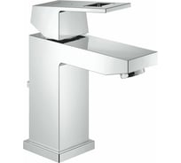 Однорычажный смеситель для раковины GROHE Eurocube со слив гарнитуром, с энергосберегающим картриджем 2339000E