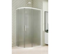 Душевой уголок GuteWetter GWMPKB018RB 120x115x200 см, цвет фурнитуры белый матовый, цвет стекла матовый, стекло закаленное 6 мм, открывание двери левое/правое 4698032689322