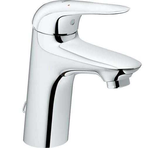 Смеситель для раковины GROHE Eurostyle 2015 Solid с цепочкой, S-Size, SilkMove 23714003 1