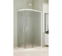 Душевой уголок GuteWetter GWMPKB018RB 95x90x200 см, цвет фурнитуры белый матовый, цвет стекла матовый, стекло закаленное 6 мм, открывание двери левое / правое 4698032688134