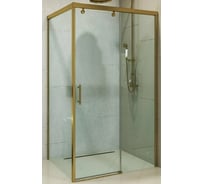 Душевой уголок GuteWetter GWMPSLRC863A 80x140x200 см, цвет фурнитуры бронзовый, цвет стекла бесцветный, стекло закаленное 8 мм / 6 мм, открывание двери левое / правое 4698032789619