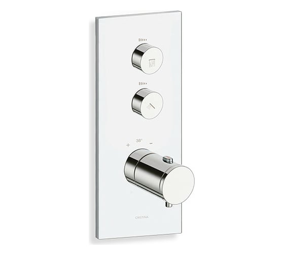 Наружный комплект для термостатического смесителя для душа CRISTINA THERMO UP XT72251