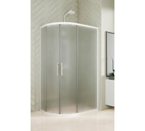 Душевой уголок GuteWetter GWMPKB018RB 130x120x200 см, цвет фурнитуры белый матовый, цвет стекла матовый, стекло закаленное 6 мм, открывание двери левое / правое 4698032690045