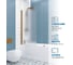 Шторка на ванну GuteWetter GWMPKB020P601N 69x141 см, цвет фурнитуры бронзовый, цвет стекла матовый, стекло закаленное 6 мм 4698032452384 2