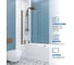 Шторка на ванну GuteWetter GWMPKB020P601N 54x153 см, цвет фурнитуры бронзовый, цвет стекла бесцветный, стекло закаленное 6 мм 4698032450779 2