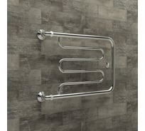 Полотенцесушитель электрический ТЕРМОДИЗАЙН нерж. D (без полки) (AISI 304) H=500, W=700 TDD004E