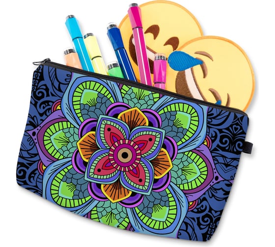 Косметичка HOMSU Neon Mandala 20х14х4 HOM-1162