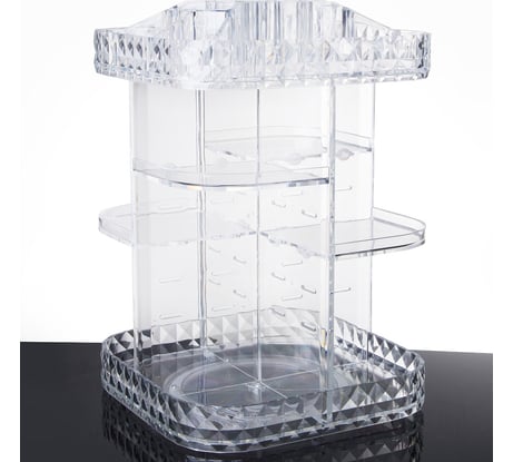 Вращающийся акриловый органайзер для косметики HOMSU Diamond HOM-998