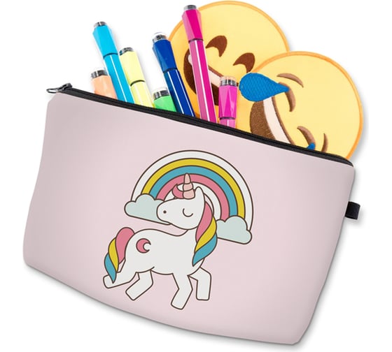 Косметичка HOMSU Rainbow Unicorn 20х14х4 HOM-1157