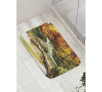 Коврик противоскользящий JoyArty "Быстрая лесная река" для ванной, сауны, бассейна, bath_10118