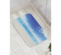 Коврик противоскользящий JoyArty "Теплый пляж майами" для ванной, сауны, бассейна, bath_10221