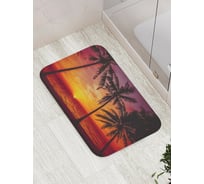 Коврик противоскользящий JoyArty "Цвета заката" для ванной, сауны, бассейна, bath_12475