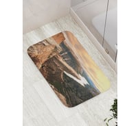 Коврик противоскользящий JoyArty "Видимость с горы" для ванной, сауны, бассейна, bath_15303
