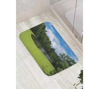 Коврик противоскользящий JoyArty "Ряска речная" для ванной, сауны, бассейна, bath_15168