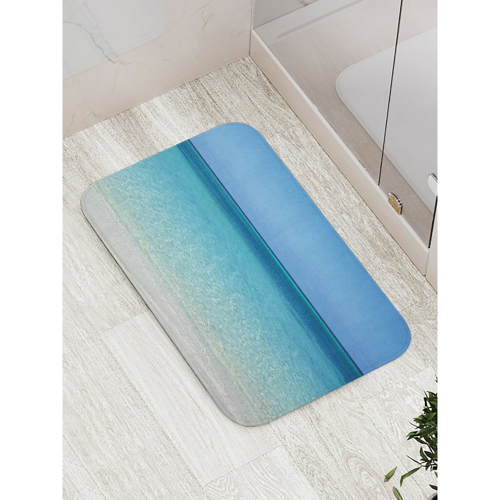 Коврик противоскользящий JoyArty "Океанские узоры" для ванной, сауны ...