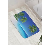Коврик противоскользящий JoyArty "Доброжелательные пальмы" для ванной, сауны, бассейна, bath_12481
