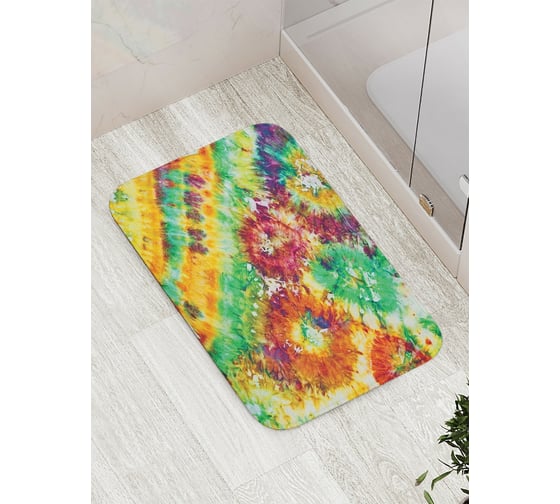 Коврик противоскользящий JoyArty "Красочные светила" для ванной, сауны, бассейна, bath_16918 1