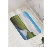 Коврик противоскользящий JoyArty "Река разделяющая долину" для ванной, сауны, бассейна, bath_16190