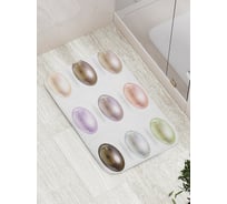 Коврик противоскользящий JoyArty "Блестящие жемчужины" для ванной, сауны, бассейна, bath_16624