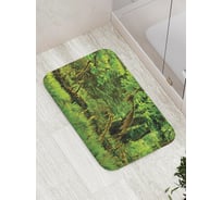 Коврик противоскользящий JoyArty "Непроглядный лес весной" для ванной, сауны, бассейна, bath_16285