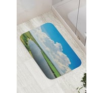 Коврик противоскользящий JoyArty "Круглый водоем" для ванной, сауны, бассейна, bath_16192