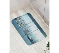 Коврик противоскользящий JoyArty "Мегаполис за окном" для ванной, сауны, бассейна, bath_16499