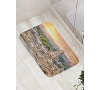 Коврик противоскользящий JoyArty "Закат древности" для ванной, сауны, бассейна, bath_16610