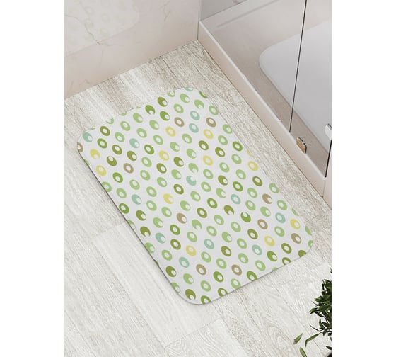 Коврик противоскользящий JoyArty "Шаровой полет" для ванной, сауны, бассейна, bath_20794 1