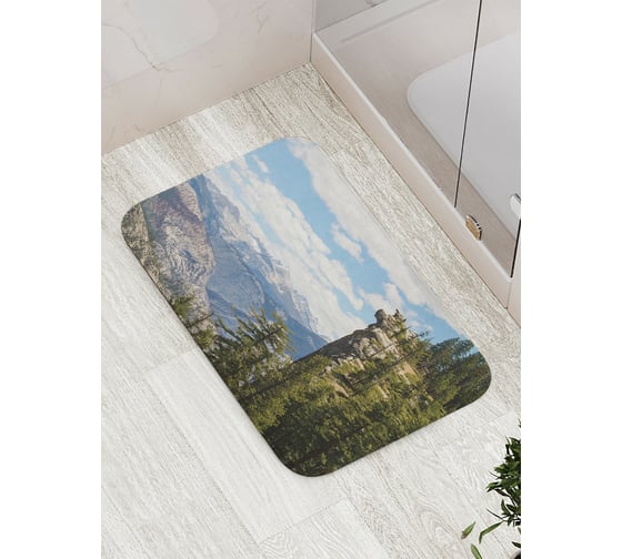Коврик противоскользящий JoyArty "Неприступный лес" для ванной, сауны, бассейна, bath_20750 1
