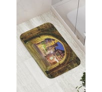 Коврик противоскользящий JoyArty "Безлюдные переулки" для ванной, сауны, бассейна, bath_17457