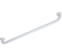 Поручень для ванной комнаты МИЗТ цвет белый, длина 700 мм, МП-2Б