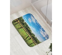 Коврик противоскользящий JoyArty "Самодельный мостик" для ванной, сауны, бассейна, bath_17483