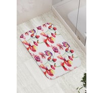 Коврик противоскользящий JoyArty "Цветы жизни" для ванной, сауны, бассейна, bath_17735