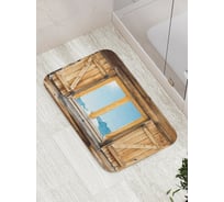 Коврик противоскользящий JoyArty "Деревянные ставни" для ванной, сауны, бассейна, bath_18003