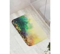 Коврик противоскользящий JoyArty "Призрачные цветы" для ванной, сауны, бассейна, bath_21144