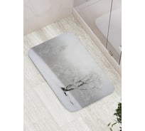 Коврик противоскользящий JoyArty "Заснеженный лес" для ванной, сауны, бассейна, bath_17240
