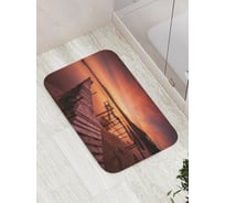 Коврик противоскользящий JoyArty "Морские мостики" для ванной, сауны, бассейна, bath_21348