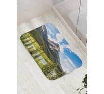 Коврик противоскользящий JoyArty "Лесные горы" для ванной, сауны, бассейна, bath_21526