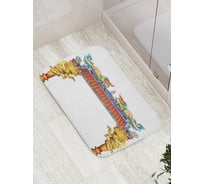 Коврик противоскользящий JoyArty "Украшение драконами" для ванной, сауны, бассейна, bath_17900